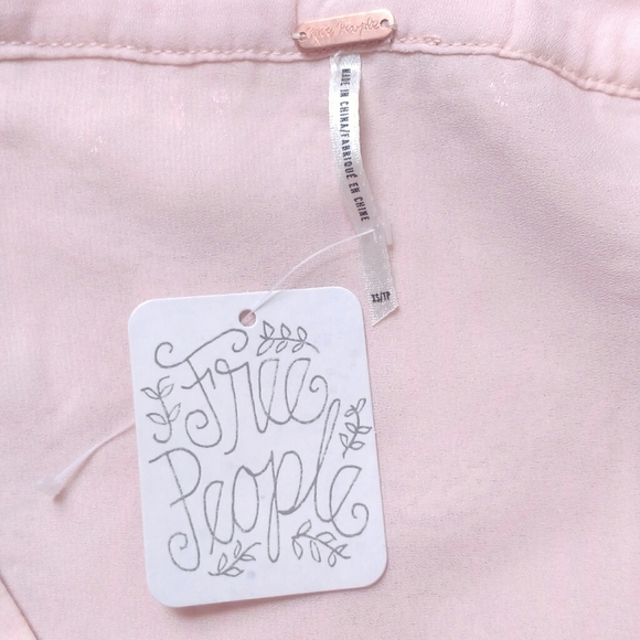 Free People Sequin Scallop Pink Skirt XS - Picture 4 of 7